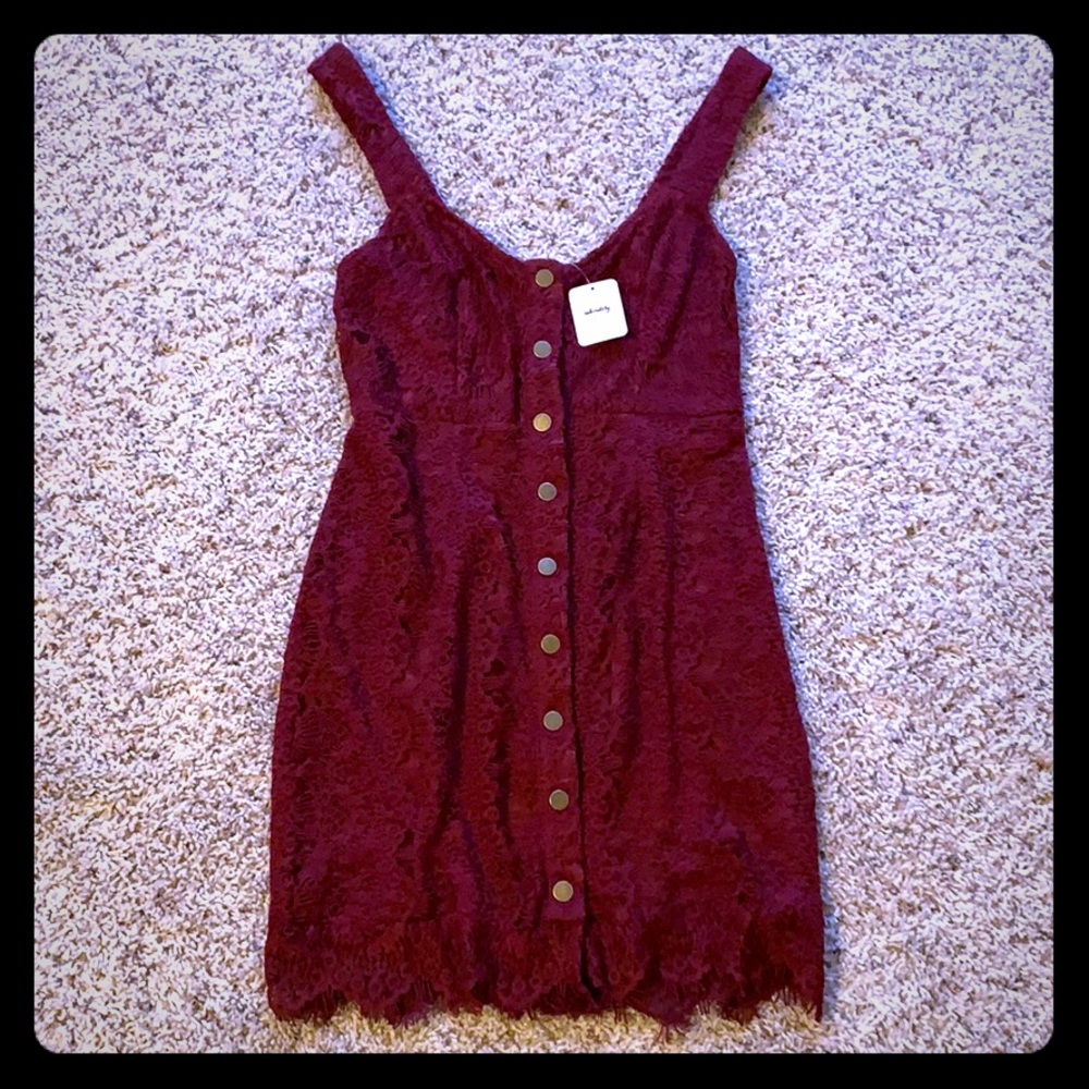 Free People Button Up Dress